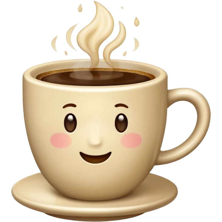 vanilla coffee emoji