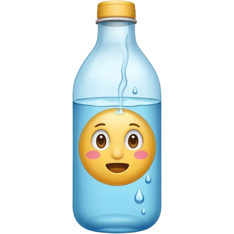 botella de agua emoji