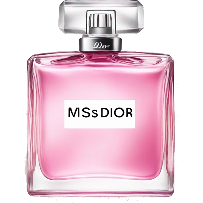 a pink parfum like miss dior emoji