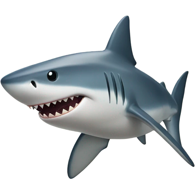 shark with big no emoji