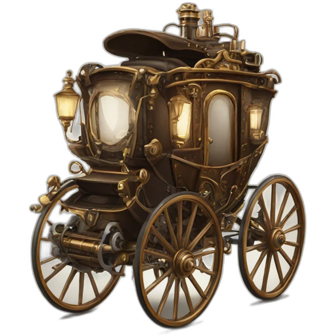 carriage electric steampunk without horse emoji