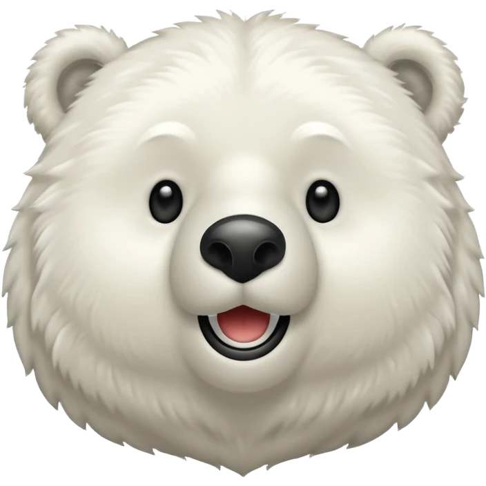 Puedes hacer un oso polar el cual este guiñendo el ojo de esta manera 😉 emoji