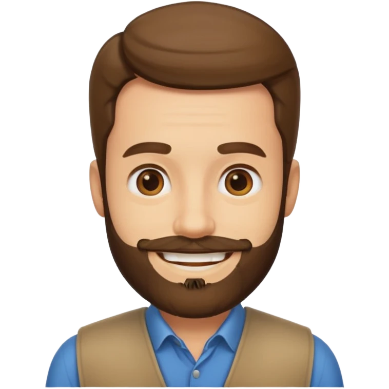a man with sideburns beard emoji