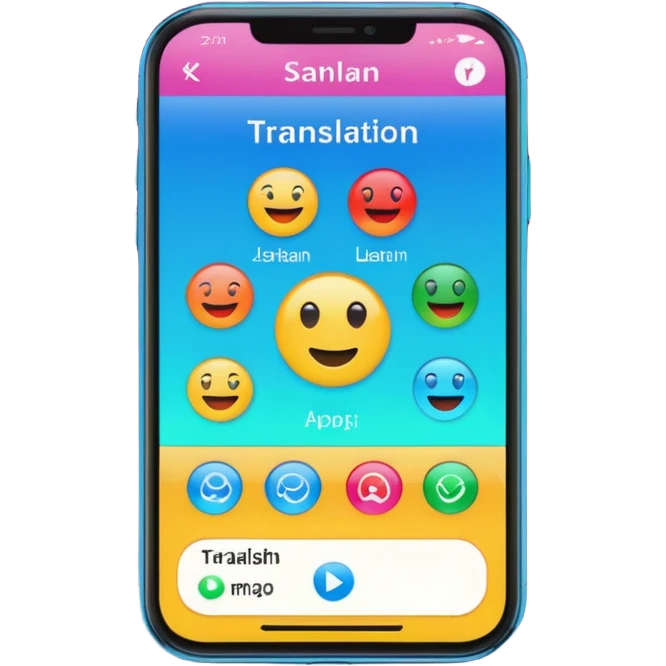 Translation app emoji