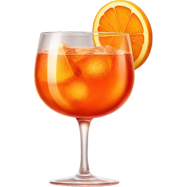 An aperol spritz  emoji