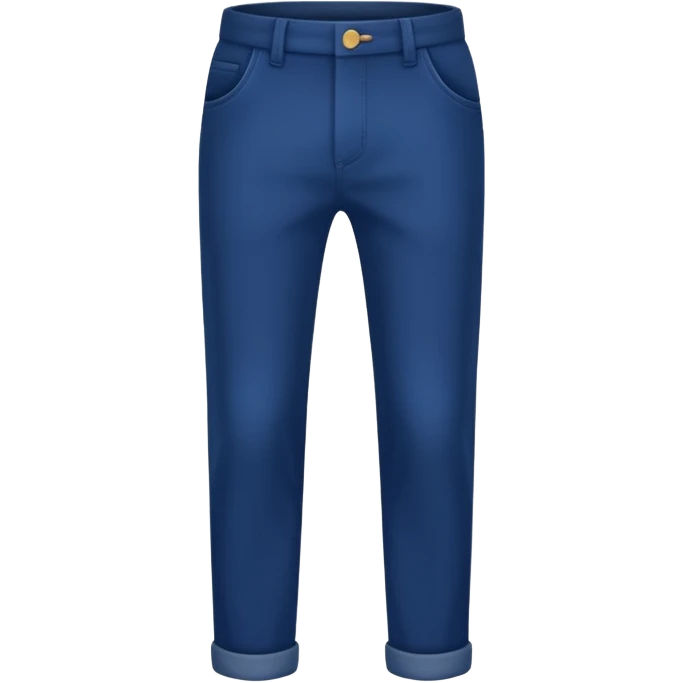 plain isolated dark blue pants emoji