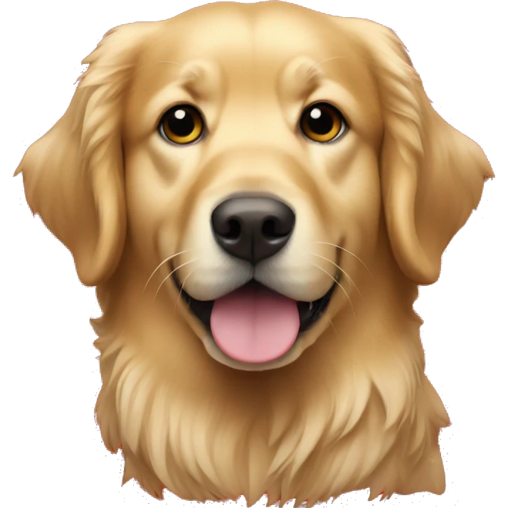 Golden Retriever, Christmas  emoji