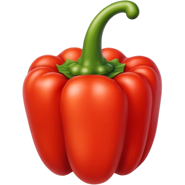 red bell pepper emoji