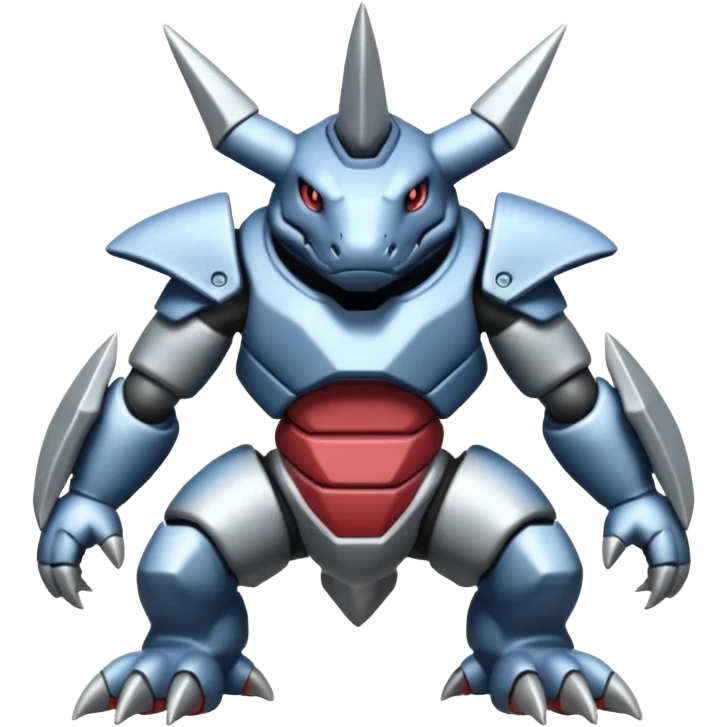 Steelix-Lairon-Aggron-Genesect-fusion emoji
