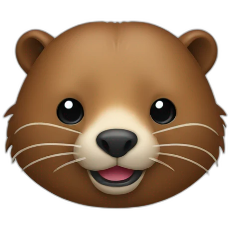 Beaver-body emoji