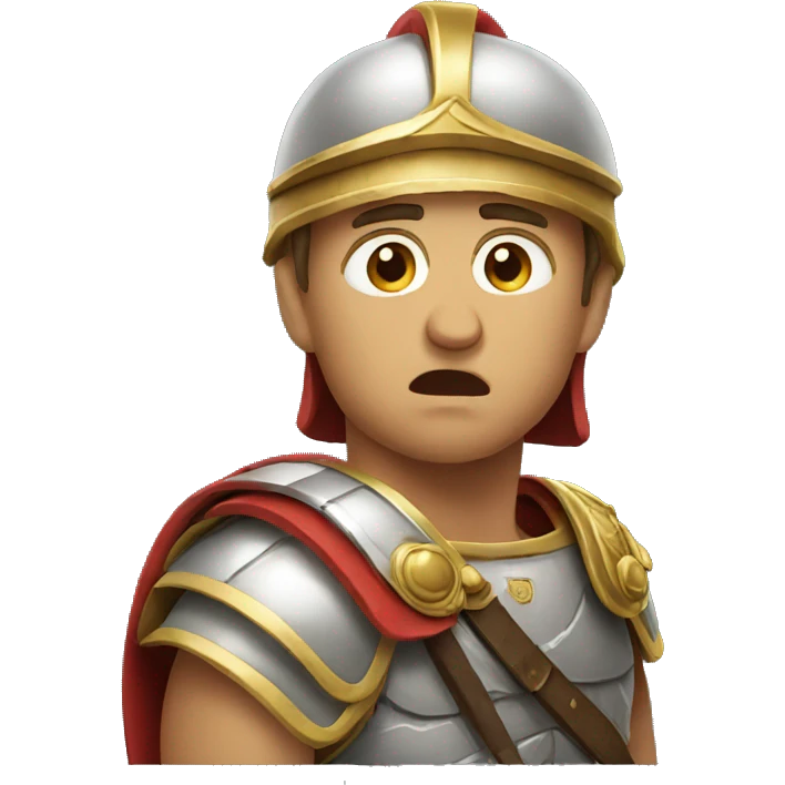 roman soldier crying emoji