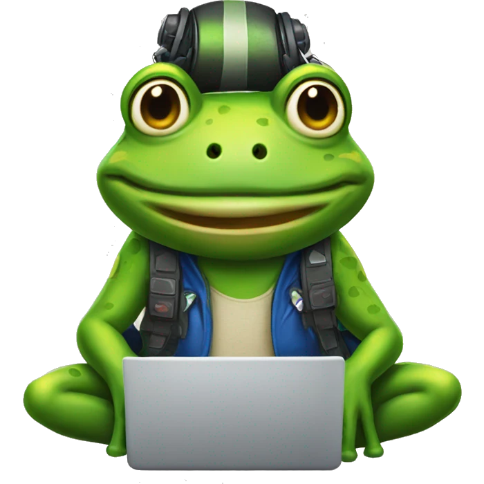 frog gamer emoji