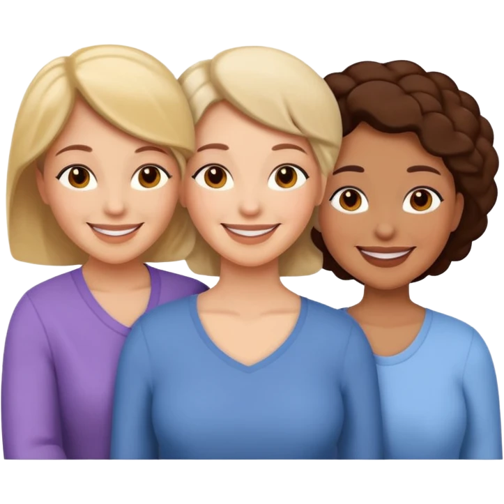 Three moms emoji
