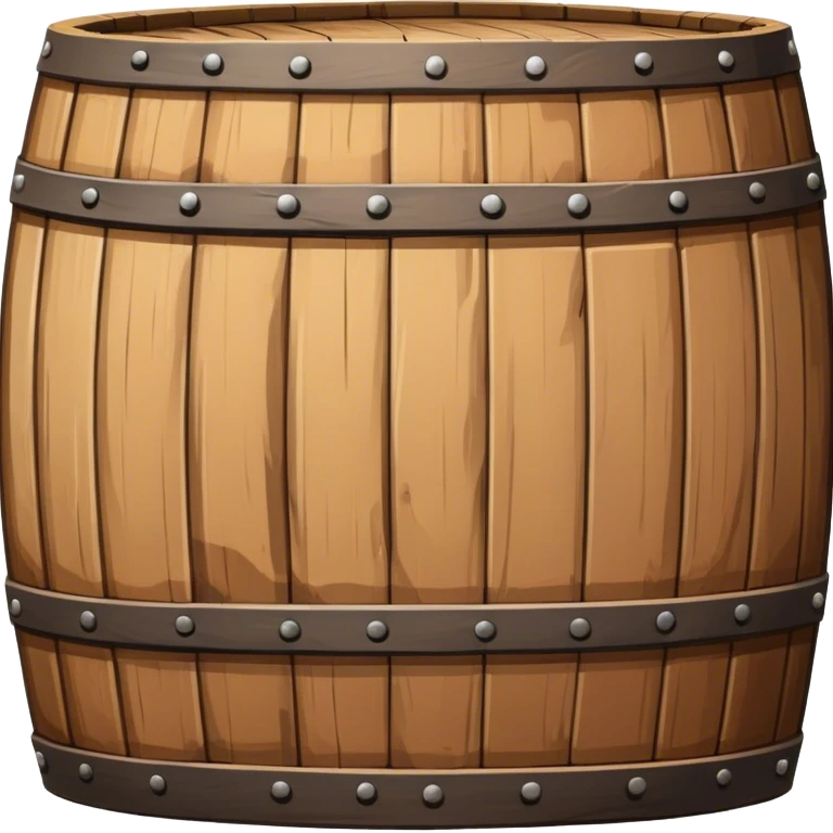 Wooden barrel emoji