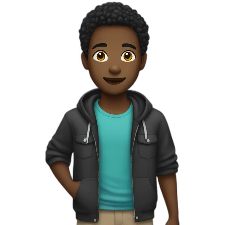 Black boy emoji