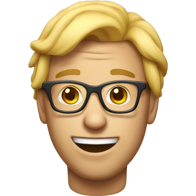 3d funny nerd emoji emoji