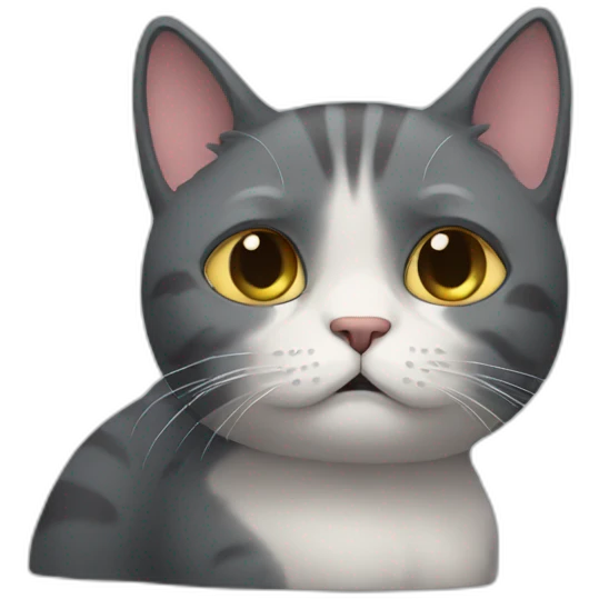 Sad cat  emoji