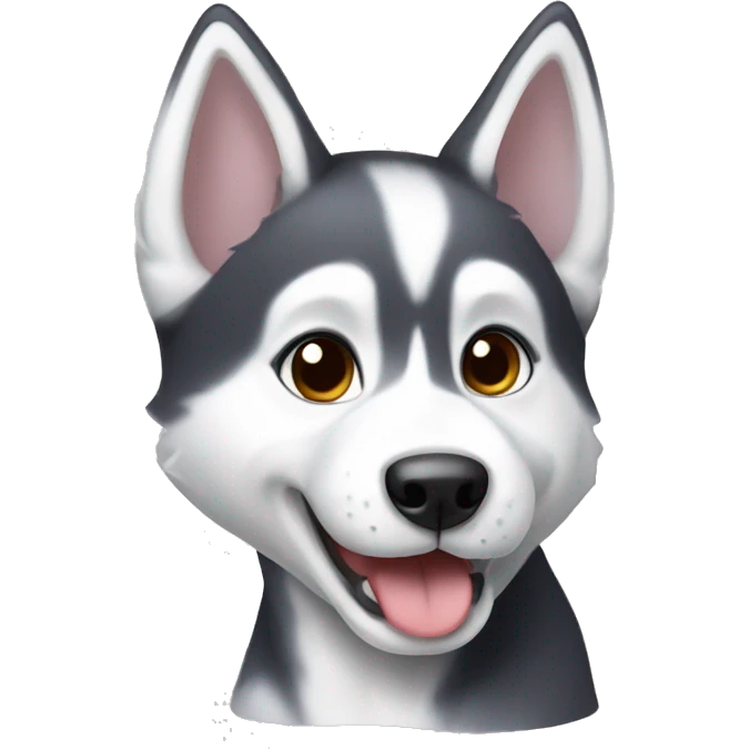 Husky puppy  emoji