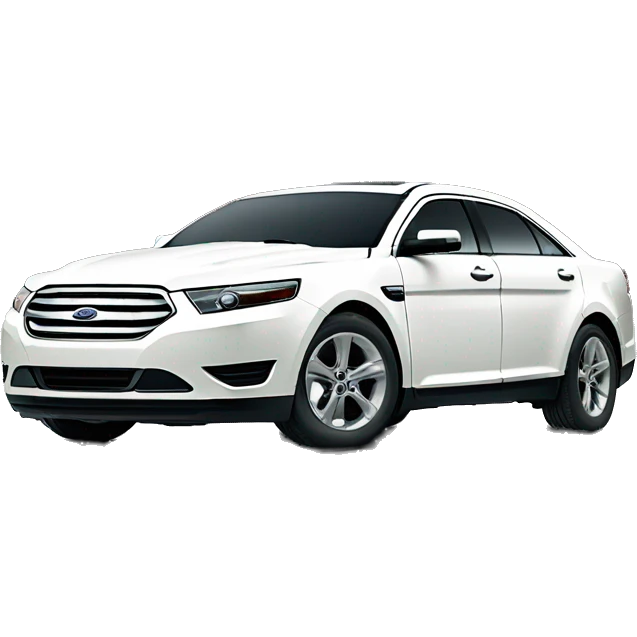 White ford Taurus limited  emoji