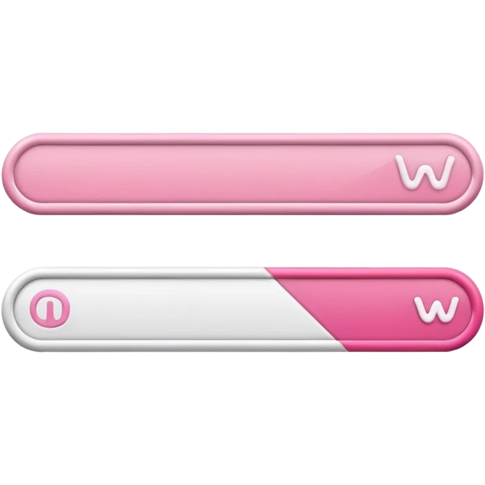 mix light pink dark pink and white girly internet seach bar with www. logo emoji