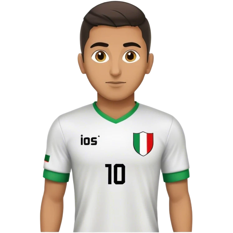 Iraqi football player emoji