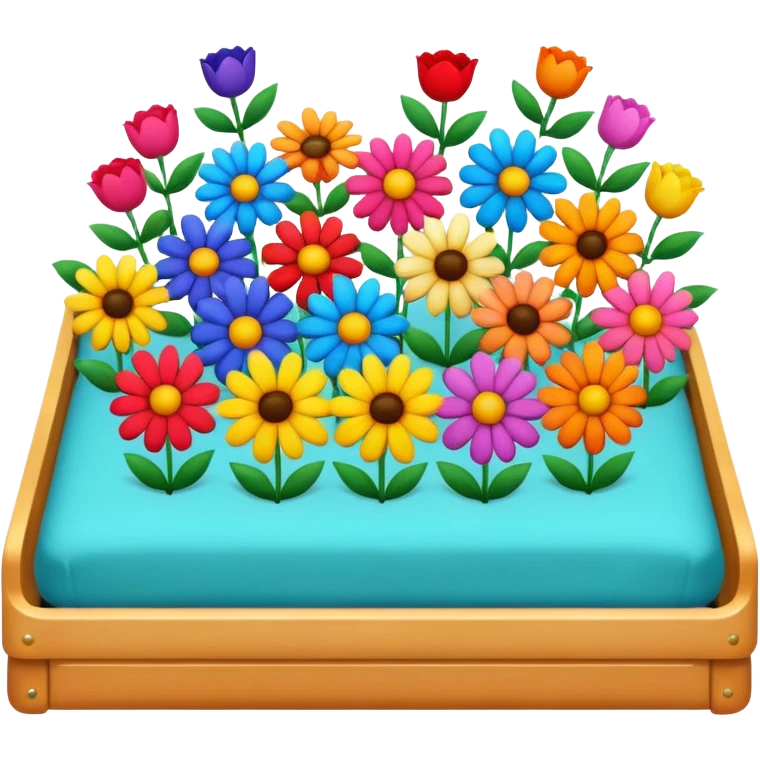 flowers bed emoji