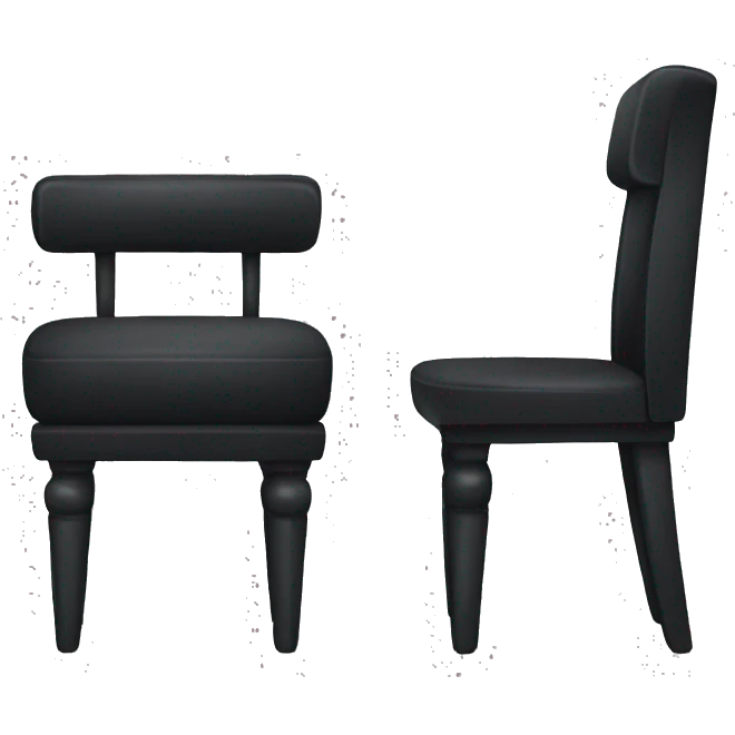 Black furniture  emoji