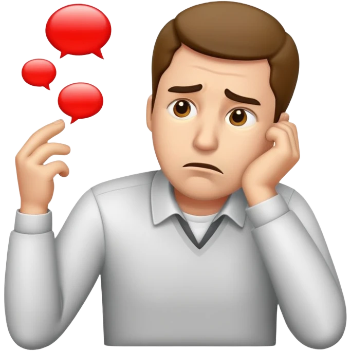 hình ảnh 1 người đàn ông đang có ý định bỏ nghề emoji