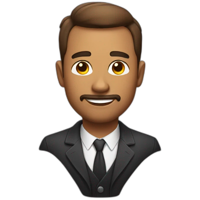 Handsome Daddy man emoji