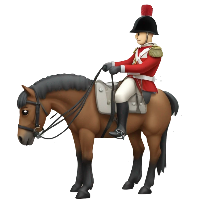 british horse solider emoji