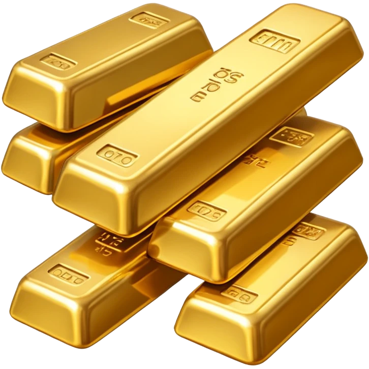  6 gold bar emoji