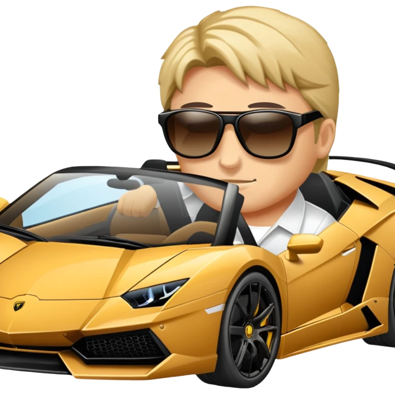 Ein thalahon  sitzt auf Lamborghini  emoji