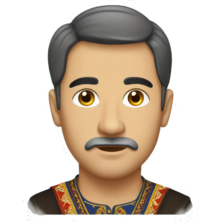 A Romanian traditional dacer emoji