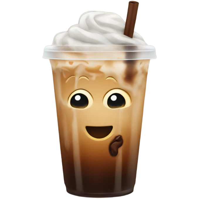 Iced coffee  emoji