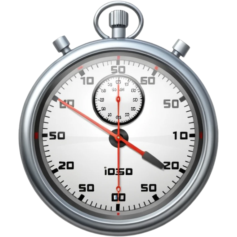 stopwatch with speed lines on the left emoji