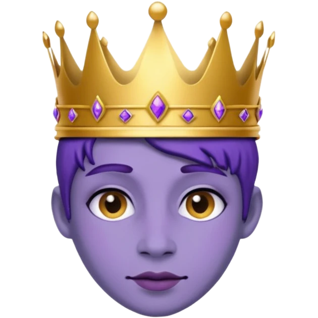 Purple royalty emoji