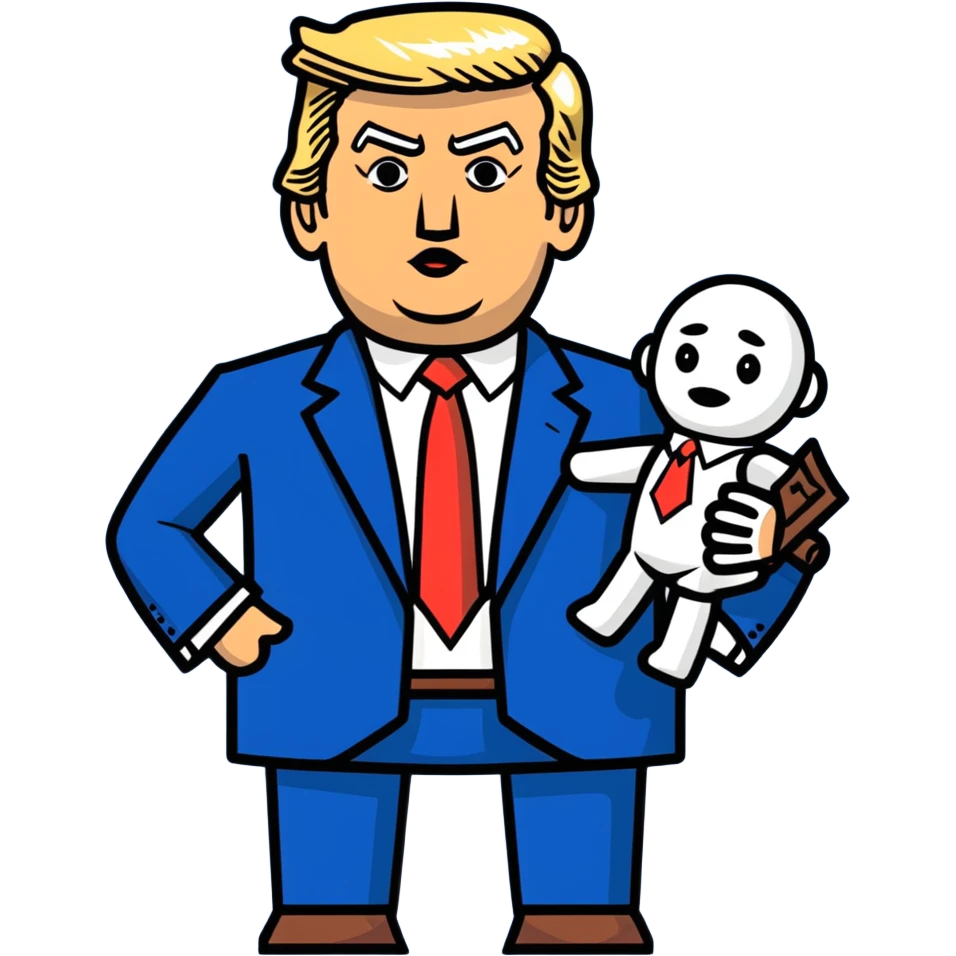 Trump as Ted Cruz’s puppet master emoji