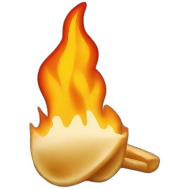 Restaurant tip fire  emoji