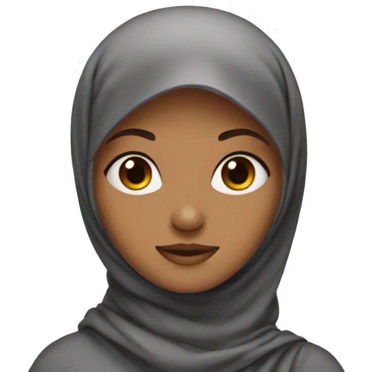 Girl with an hijab emoji