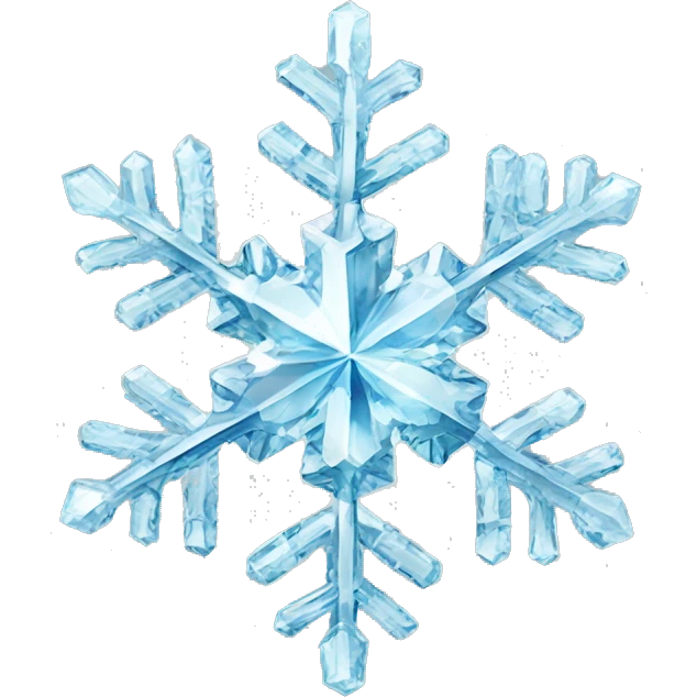  snowflake diamond realistic  emoji