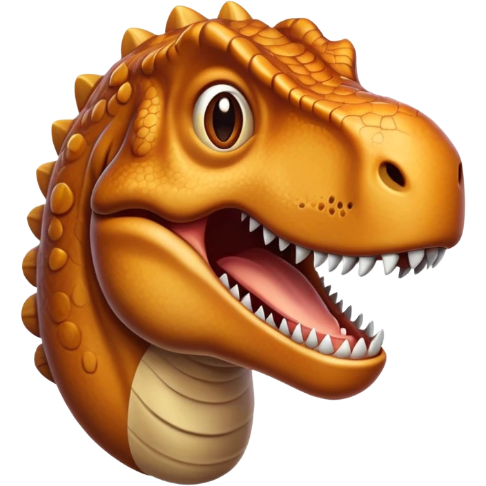 T-rex smiling emoji