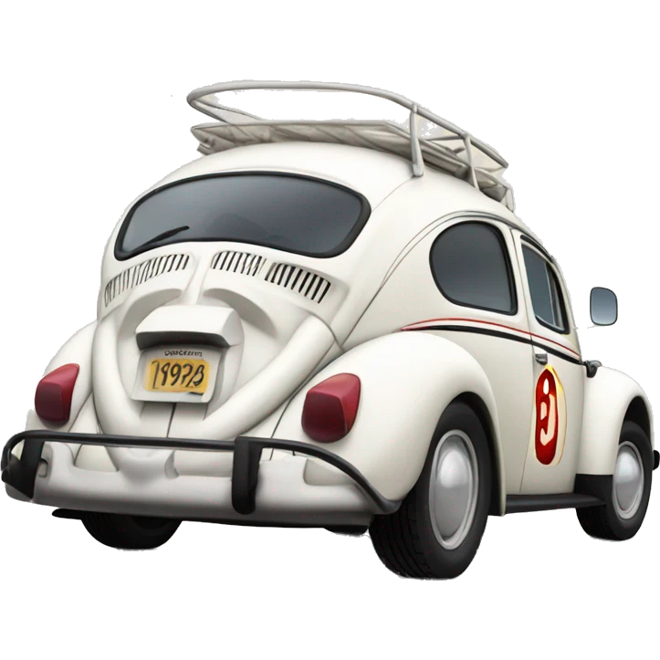 1973 Volkswagen Herbie the Love Bug themed Bug emoji