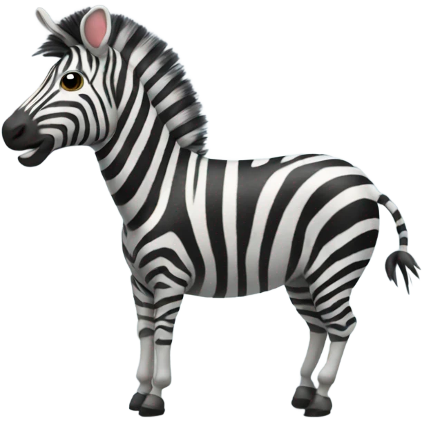 Zebra dancing emoji