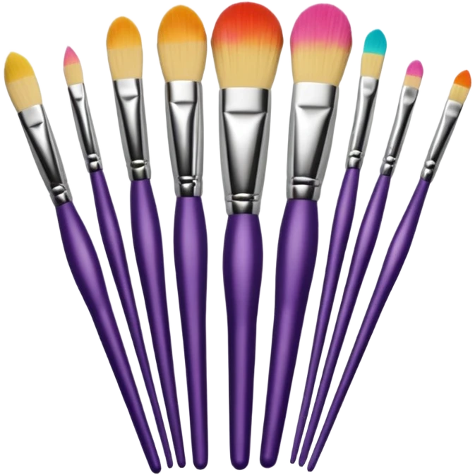 Makeup brushes emoji