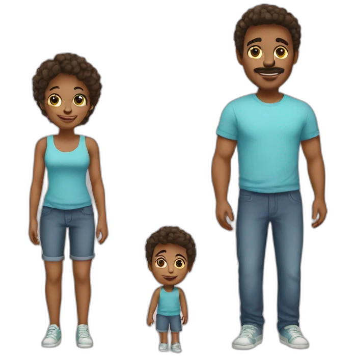 Twins boy mom dad emoji