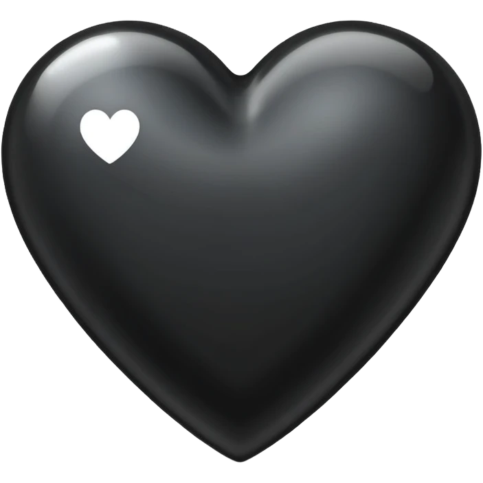 Black heart emoji