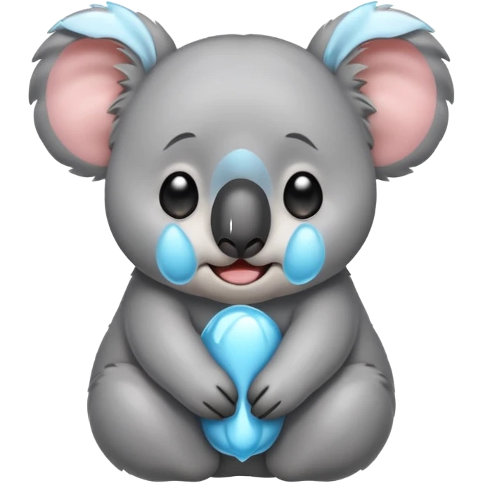 Cute koala crying  emoji