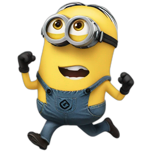minion runs emoji
