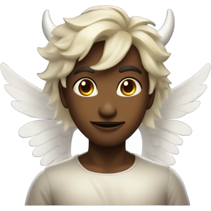 Angelic demon emoji