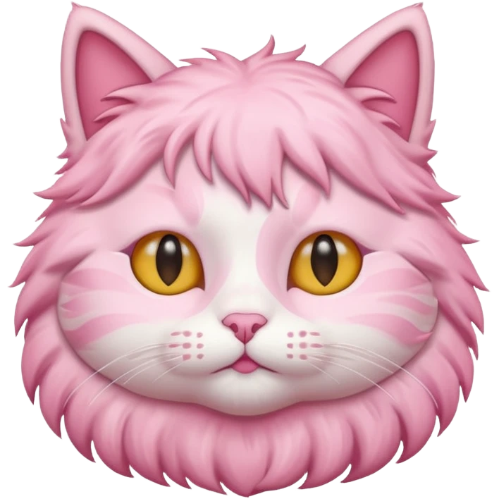 Pastel pink cat  emoji